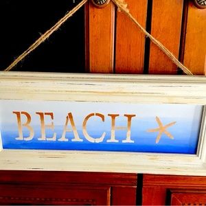 Beach Painting Sign